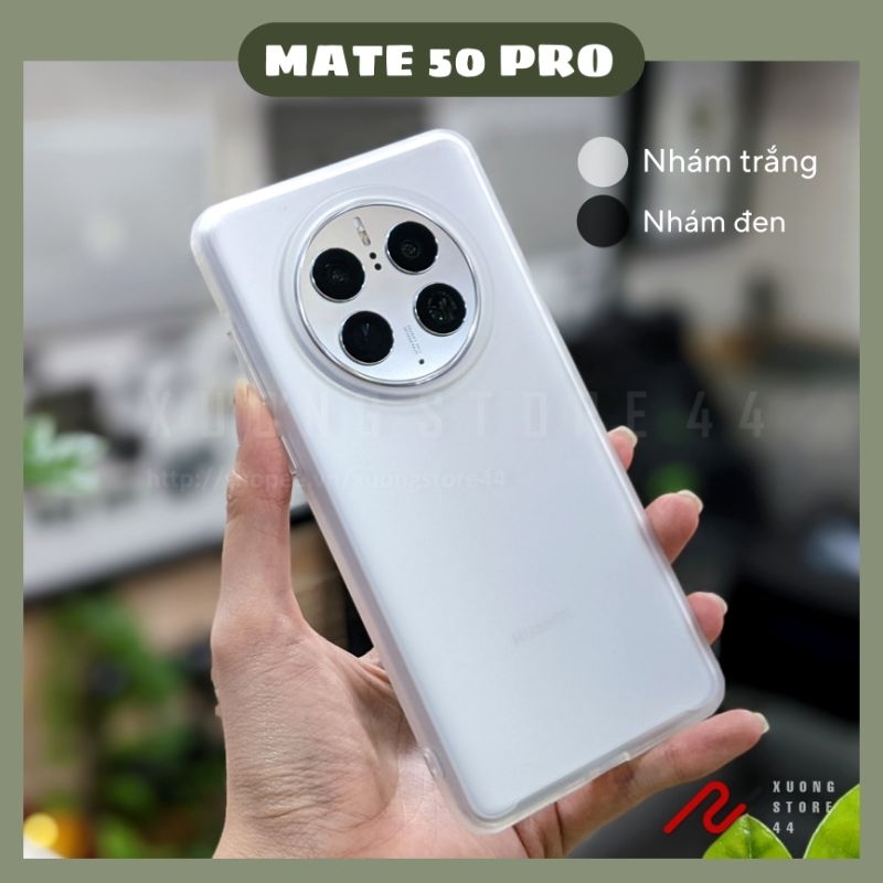 Ốp lưng chống sốc Huawei Mate 50 Pro nhám mịn chống bám vân tay