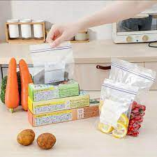 Hộp túi zip đựng thực phẩm tái sử dụng nhiều lần trong tủ lạnh Katigiadung