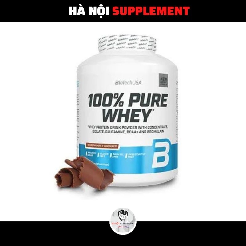 Sữa tăng cơ BioTech USA 100% Pure Whey 2270g (81 Servings) -  Hà Nội Supplements