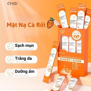 Mặt nạ sủi bọt cà rốt detox da