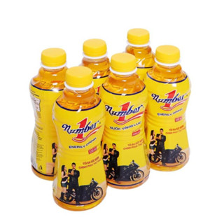 Lốc 6 chai nước tăng lực Number 1/Number one 240ml