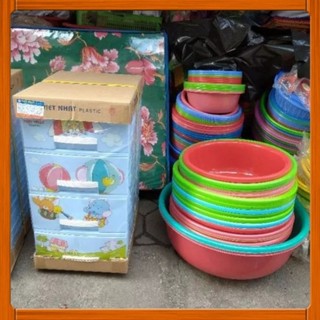Tủ nhựa Kitty quần áo lót,đồ chơi nhỏ trẻ em Mini 3 tầng/4 tầng Việt nhật