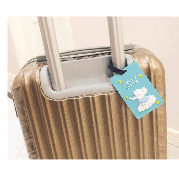 Thẻ hành lý name tag vali du lịch vnctshop , thẻ tên treo gắn vali cute dễ thương