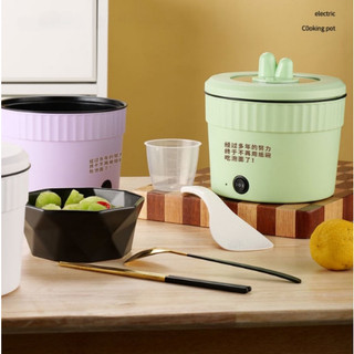 Nồi lẩu mini, nồi cơm điện mini, nồi nấu đa năng nấu cháo, nồi lẩu mì tôm, nấu lẩu tiện lợi chống dính