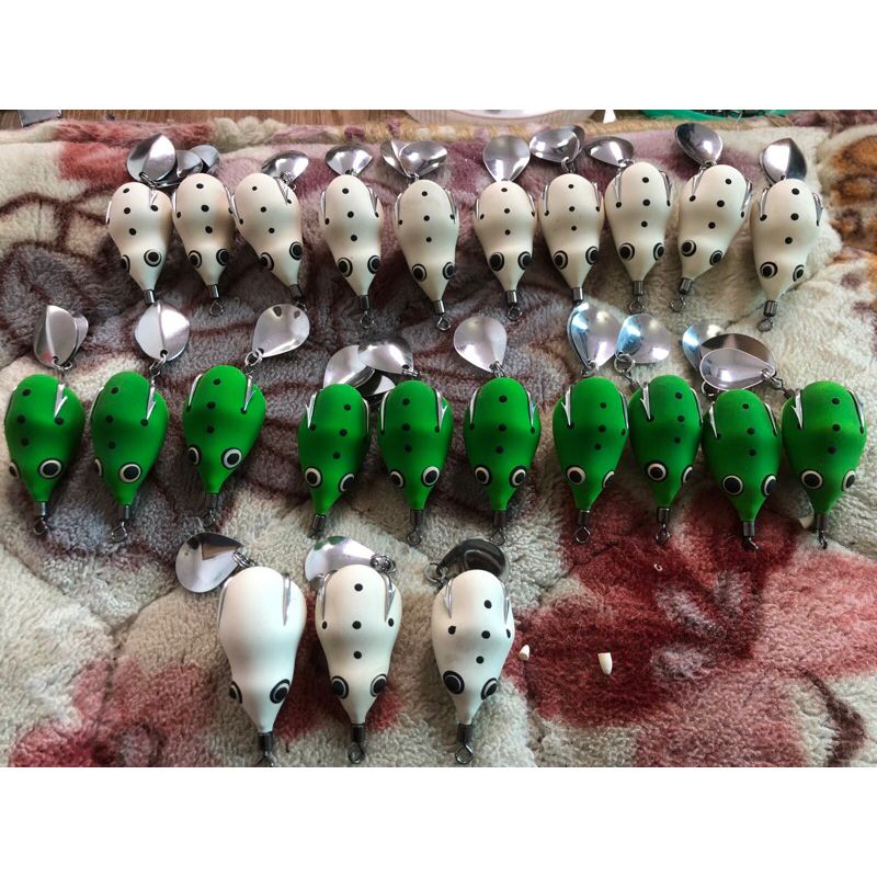 NHÁI HƠI CHUỘT SÓC lưỡi ĐỘ MINI 3.5cm. Đặc trị cá nhát, bú bình