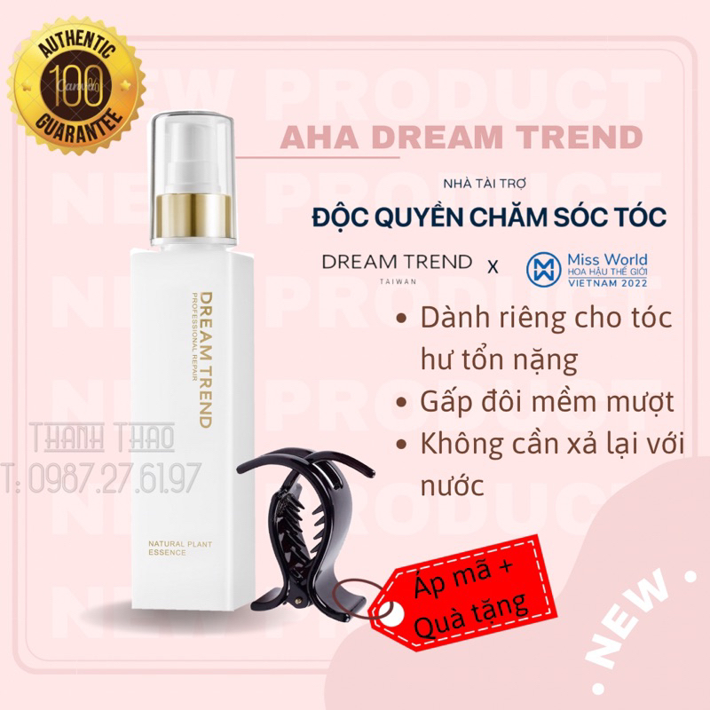 Dưỡng tóc AHA Dream Trend Gold - Nuôi dưỡng sâu