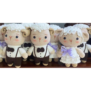 Cừu Daisy nhồi bông móc len