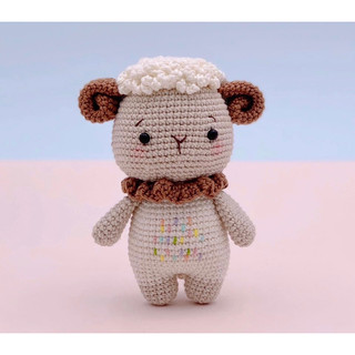 Cừu Daisy nhồi bông móc len