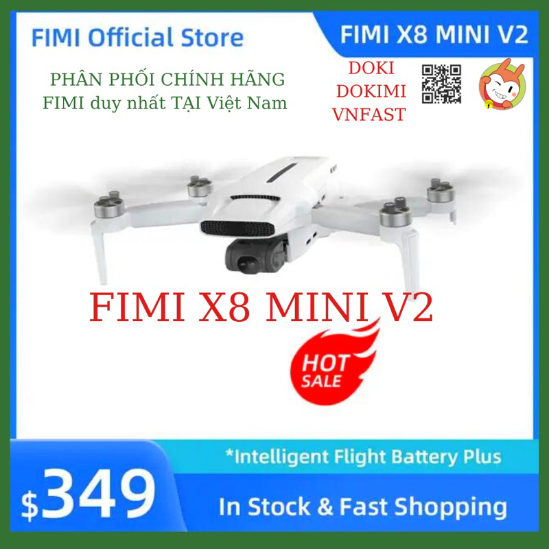 Flycam Fimi X8 Mini V2 2023 - Chính hãng Fimi - Bh 1 năm | BigBuy360 - bigbuy360.vn