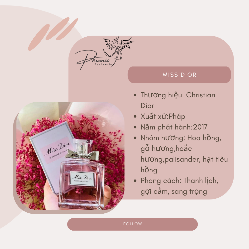 Nước hoa nữ miss dior mẫu thử 10ml nữ tính, dịu dàng ,trang nhã- Phoenix Authentic