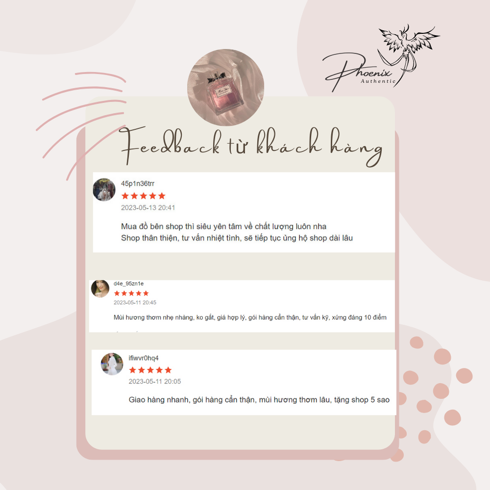 Nước hoa nữ miss dior mẫu thử 10ml nữ tính, dịu dàng ,trang nhã- Phoenix Authentic