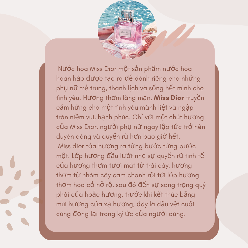 Nước hoa nữ miss dior mẫu thử 10ml nữ tính, dịu dàng ,trang nhã- Phoenix Authentic