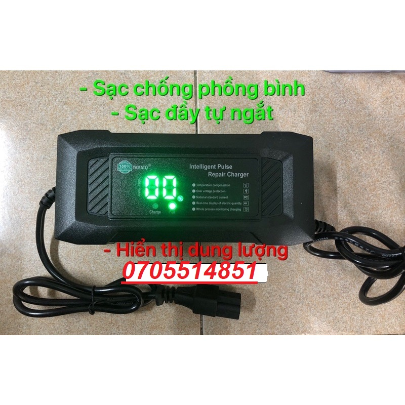 Sạc xe điện 60V - 20A ,30A Xmen , Vespa , Jumer 5 bình