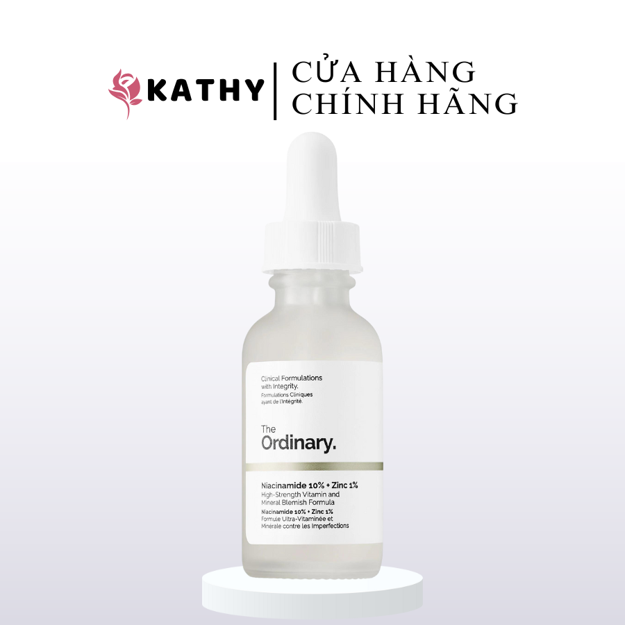 Serum Niacinamide 10% + Zinc 1% của The Ordinary - serum Nia 30ML