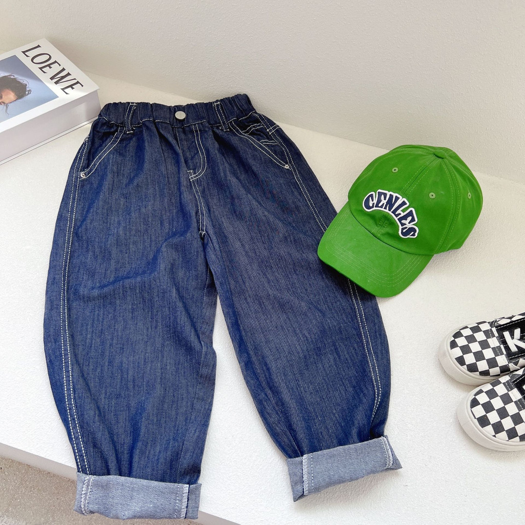 (Form rộng) Quần Jean giấy bé trai bé gái KACADY chất cực đẹp Quần jeans cho bé quần bò Kunkids