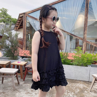 đầm đen sát nách tầng size 12-36kg