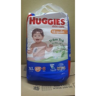 Tã quần huggies M76/L68/XL60+8 mẫu mới