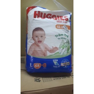 Tã quần huggies M76/L68/XL60+8 mẫu mới