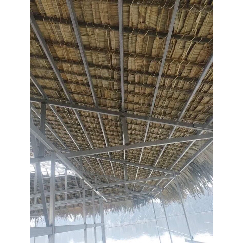 Tấm phên tranh cọ lợp mái nhà chòi. mái chống nóng.mái nhà trang trí tết.trang trí noel.giáng sinh