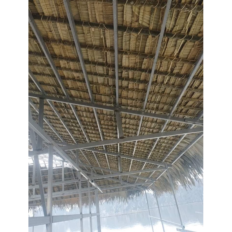 Tấm phên tranh cọ lợp mái nhà chòi. mái chống nóng.mái nhà trang trí tết.trang trí noel.giáng sinh