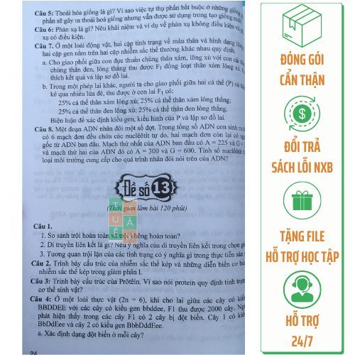 Sách - Bộ đề thi chuyên Sinh học 9
