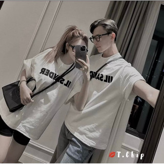 Áo phông siêu cấp thêu chữ Jin nam nữ đều mặc