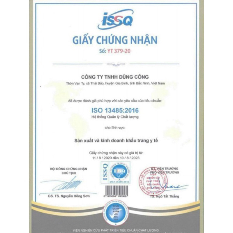 Khẩu trang y tế Kf94 DC mask 4 lớp kháng khuẩn