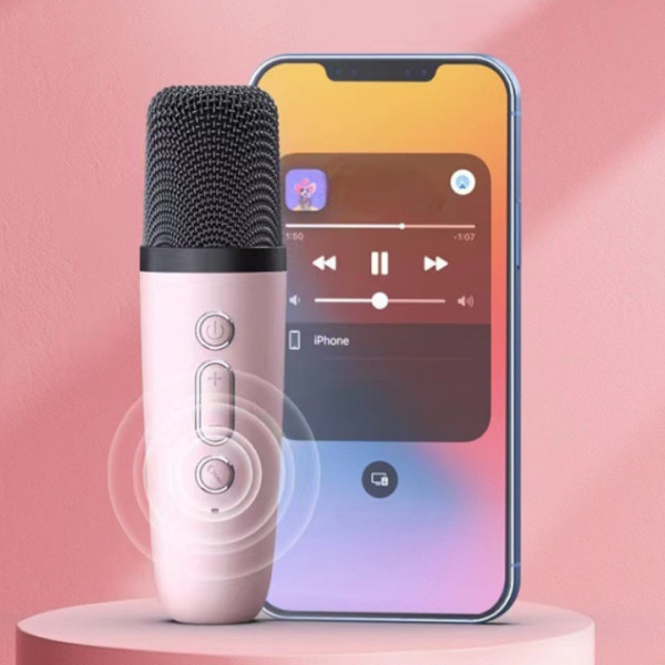 Loa Karaoke Mini D20 thế hệ mới âm thanh ấm, bass mạnh, max loa không rè - Tặng micro không dây cao cấp
