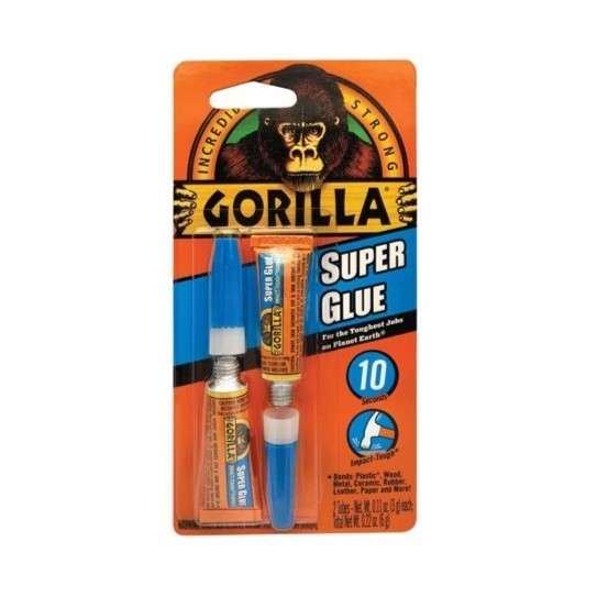 BỘ 2 TUÝP KEO ĐA NĂNG GORILLA SUPER GLUE 6G (2 x 3gr)