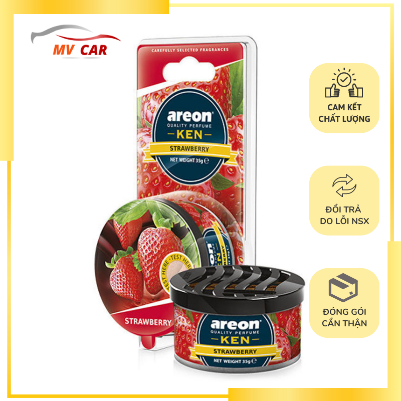 Sáp Thơm AREON KEN – Hương Strawberry (New)