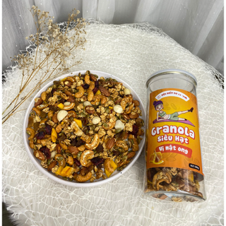 Hạt ngũ cốc ăn kiêng granola sấy MẬT ONG - DM Sport
