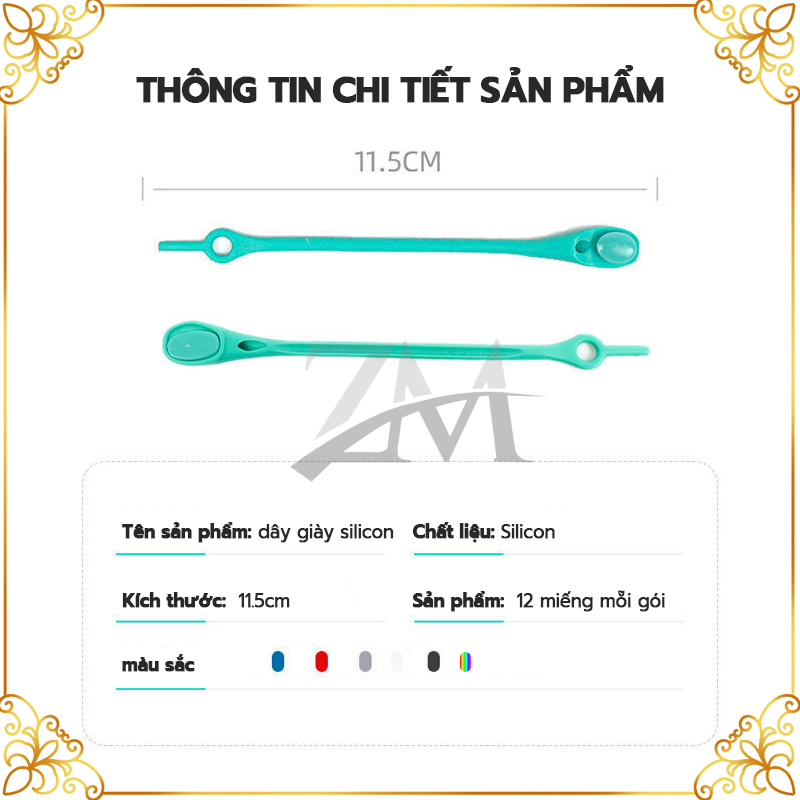 Dây giày silicone，Dây Giày Cao Su Đàn Hồi Thông Minh- silicon đàn hồi siêu bền bộ 12 dây