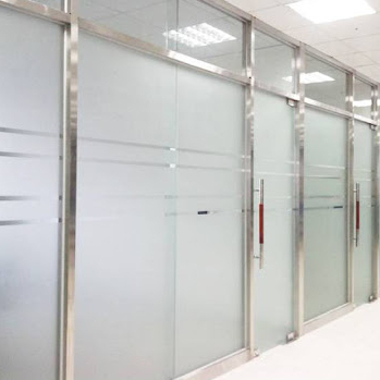 Giấy dán kính quả trám, decal dán kính văn phòng, che mờ