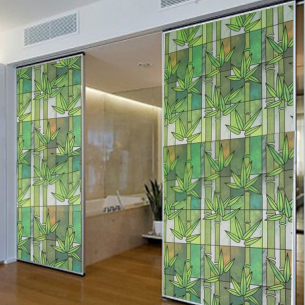 Giấy dán kính quả trám, decal dán kính văn phòng, che mờ