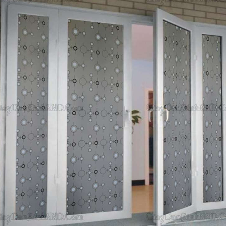 Giấy dán kính quả trám, decal dán kính văn phòng, che mờ