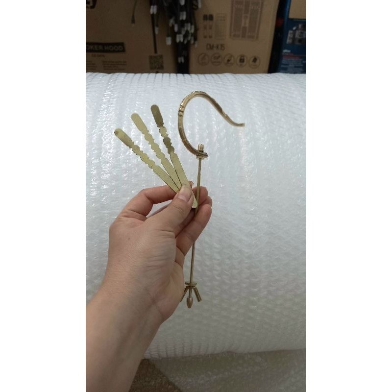 Móc đồng khuyên kèm nẹp