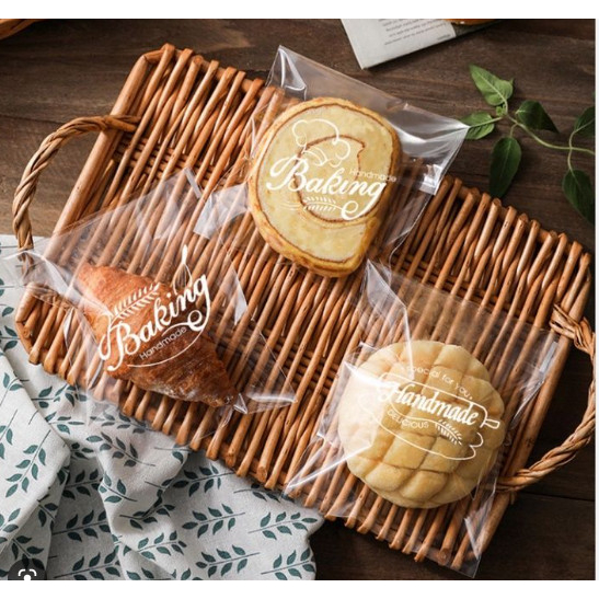 Túi đựng bánh dán miệng (10 cái)