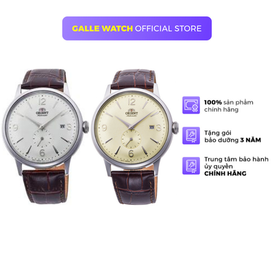 Đồng hồ cơ nam Orient Watch Vintage RA-AP000 mặt đáy lộ cơ kính cường lực cong dây da đeo tay cao cấp chính hãng