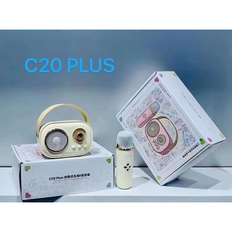 Loa karaoke kèm mic,loa bluetooth 5.0,loa nghe nhạc,loa thuyết trình không dây C20 PLUS  \