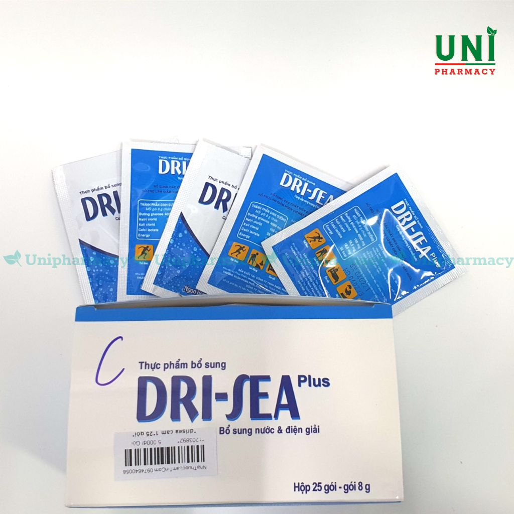 Oresol cam chanh leo Drisea bù nước điện giải cho cơ thể mất nước đi ngoài chơi thể thao