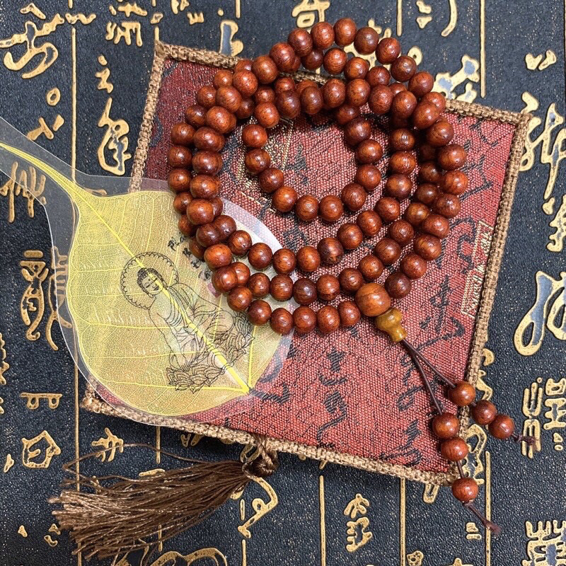 🔥Giá Sỉ 🔥  Vòng Tay Gỗ 108 Hạt Cao Cấp Kèm Hộp Gấm 😍❤️🤩