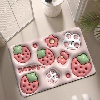 Thảm chân 3D họa tiết siêu cute( giao màu ngẫu nhiên)
