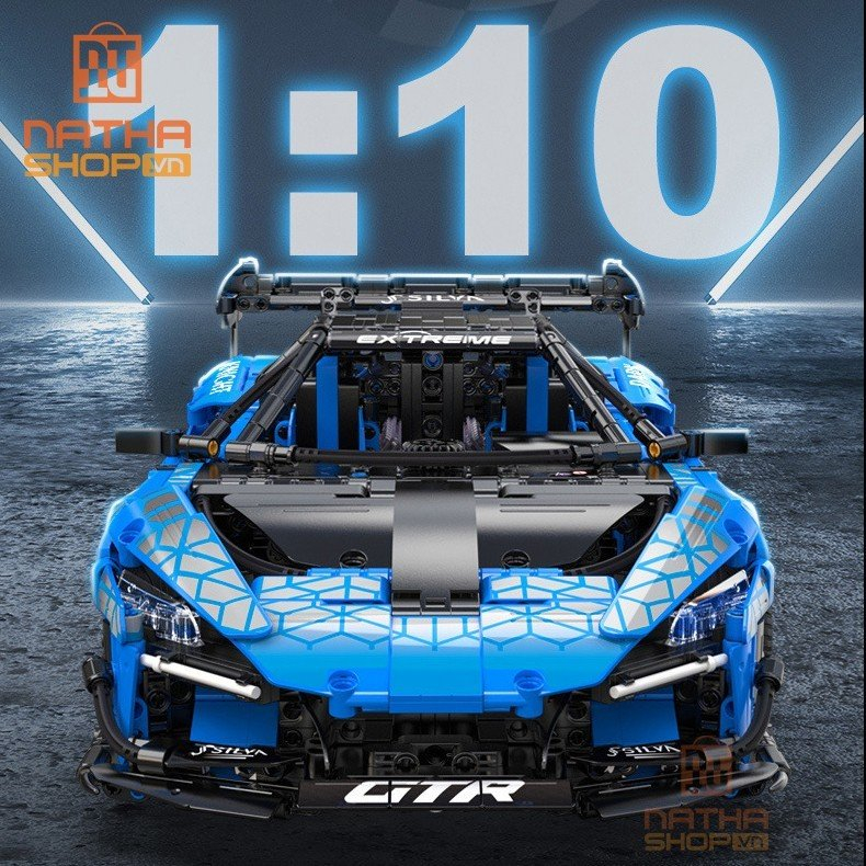 Mô Hình Lắp Ráp LEGO 3D CaDA Master Siêu Xe McLaren Senna GTR C63003 tỉ lệ 1:10