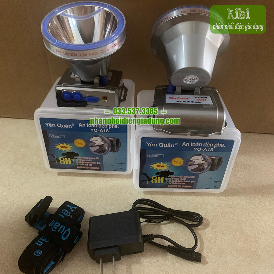 Đèn đeo đầu, pin đội đầu YQ 16 - YQ 18 siêu sáng, chống nước tốt