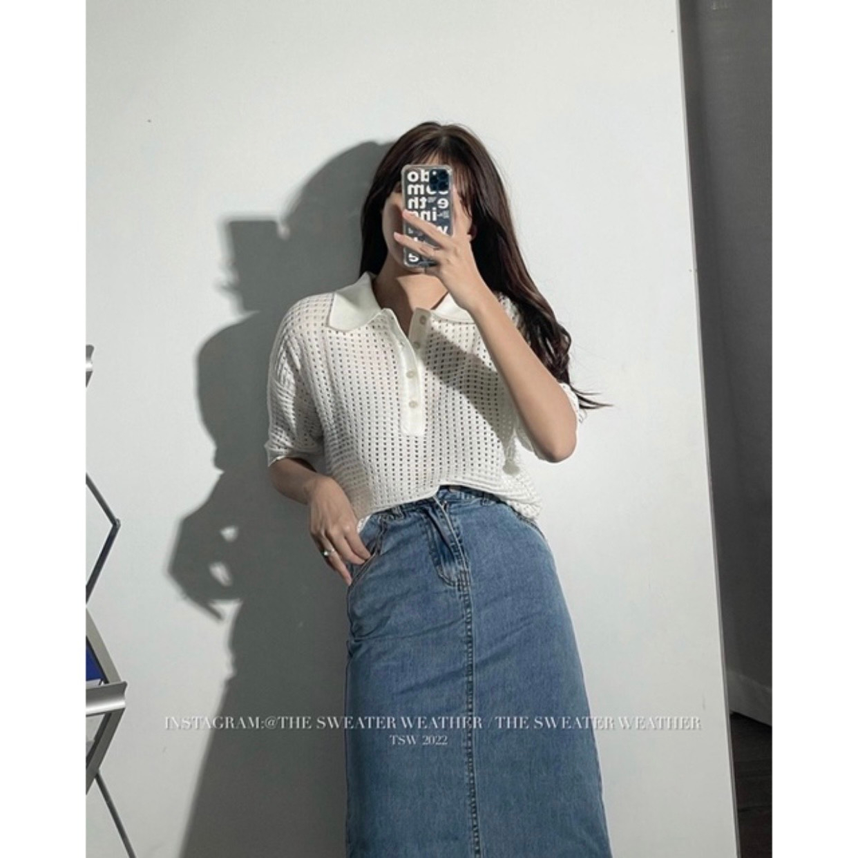 Áo polo lưới mùa hè phong cách Hàn Quốc_AololoA32_Trangfreesize