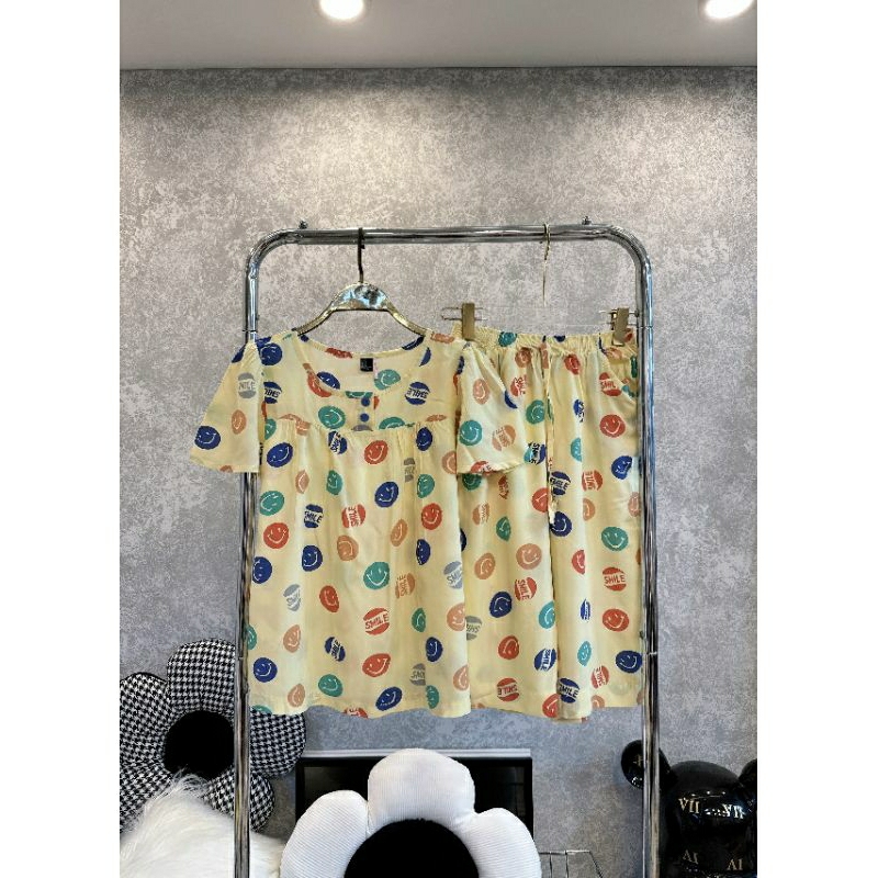 - BỘ LỬNG ÁO TAY BÚP - LANH/TOLE VNXK F21