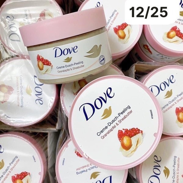Kem Tẩy Da Chết Body DOVE Creme-Dusch-Peeling 225ml