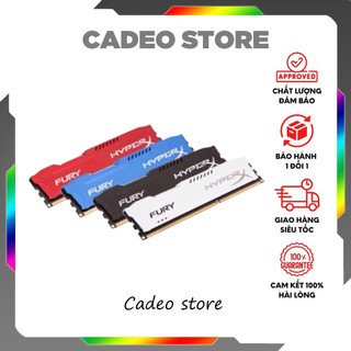 Tản Nhiệt Ram Fury HyperX - RAM DDR3, DDR4 - Chất liệu nhôm, khắc Logo chữ nổi- CADEO STORE - Tặng kèm 2 miếng dán
