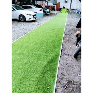 Combo 25 mét vuông thảm cỏ nhân tạo 2cm sợi nhựa lá kim, đế bạt không bụi đen