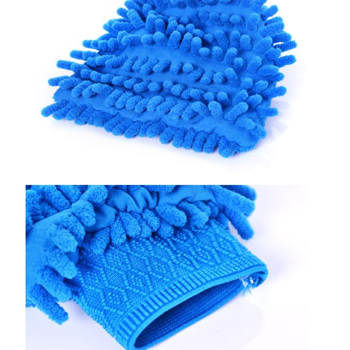 Bao Tay, Găng Tay Rửa Xe Sợi Microfiber Chuyên Dùng Lau Rửa Oto, Xe Máy, Vệ Sinh Nhà Cửa